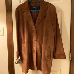 Terry Lewis Classic Luxuries long suede jacket